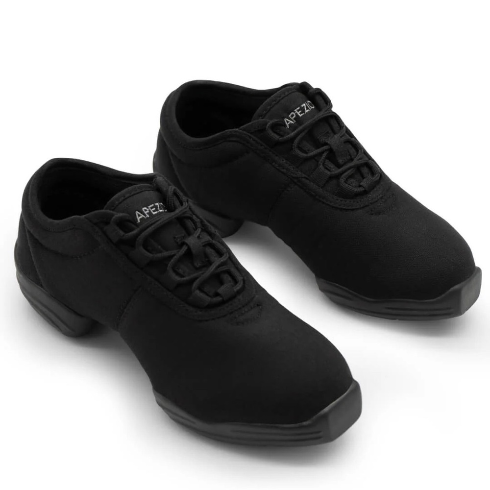 Capezio Canvas Dansneakers Black Dance Shoes Women’s Size 8.5